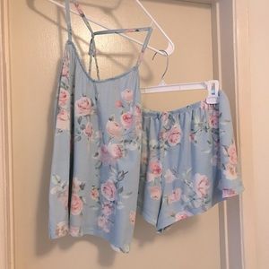 Flora nikrooz sleep short and tank size M